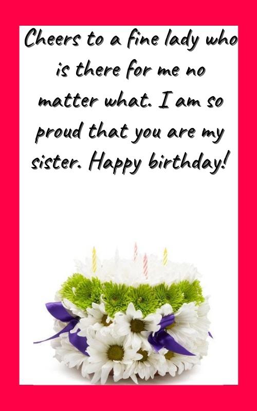 happy birthday wishes big sister